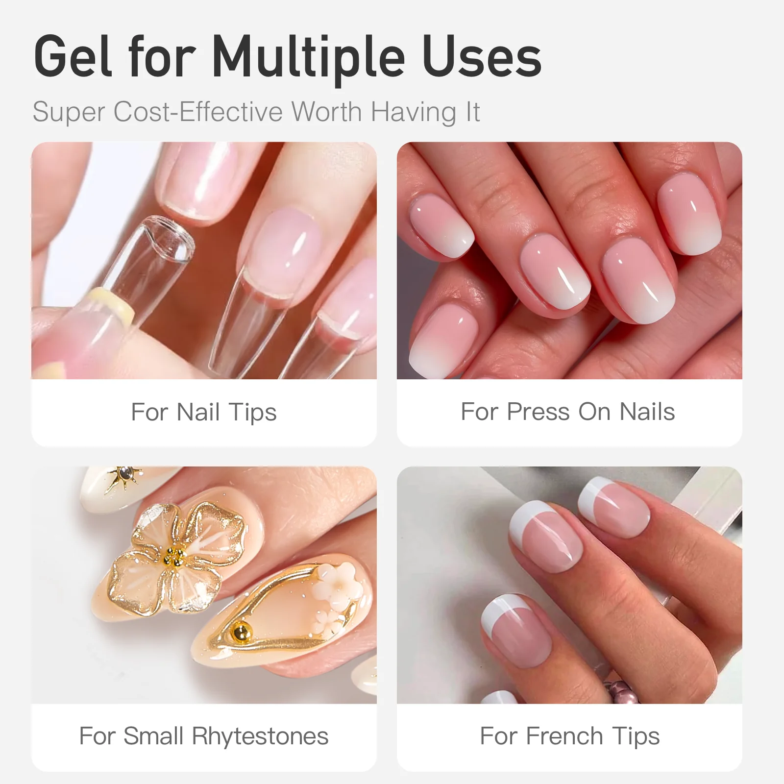 10g 2pcs Semi-Solid Nail Glue Kit - Image 5