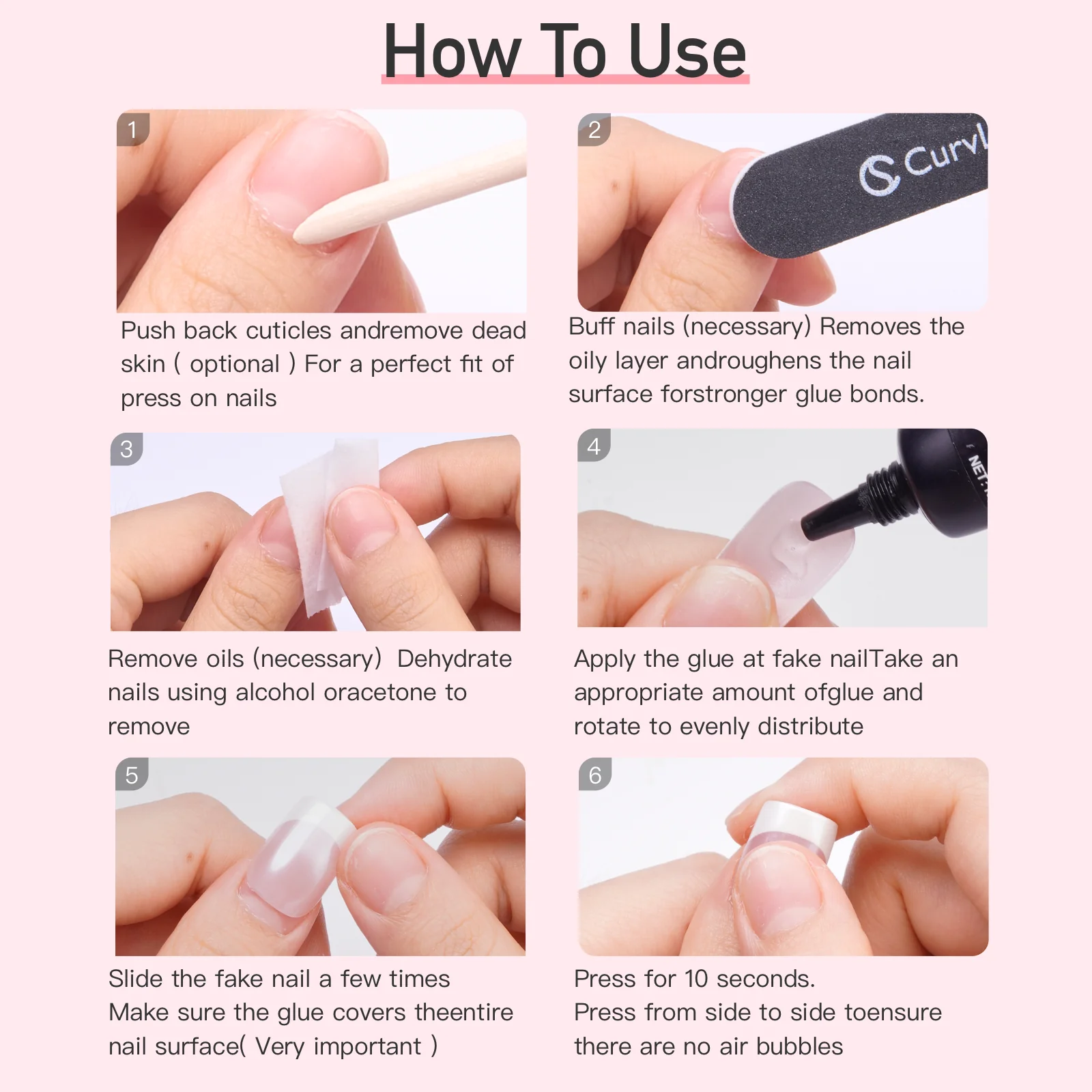 10g 2pcs Semi-Solid Nail Glue Kit - Image 8