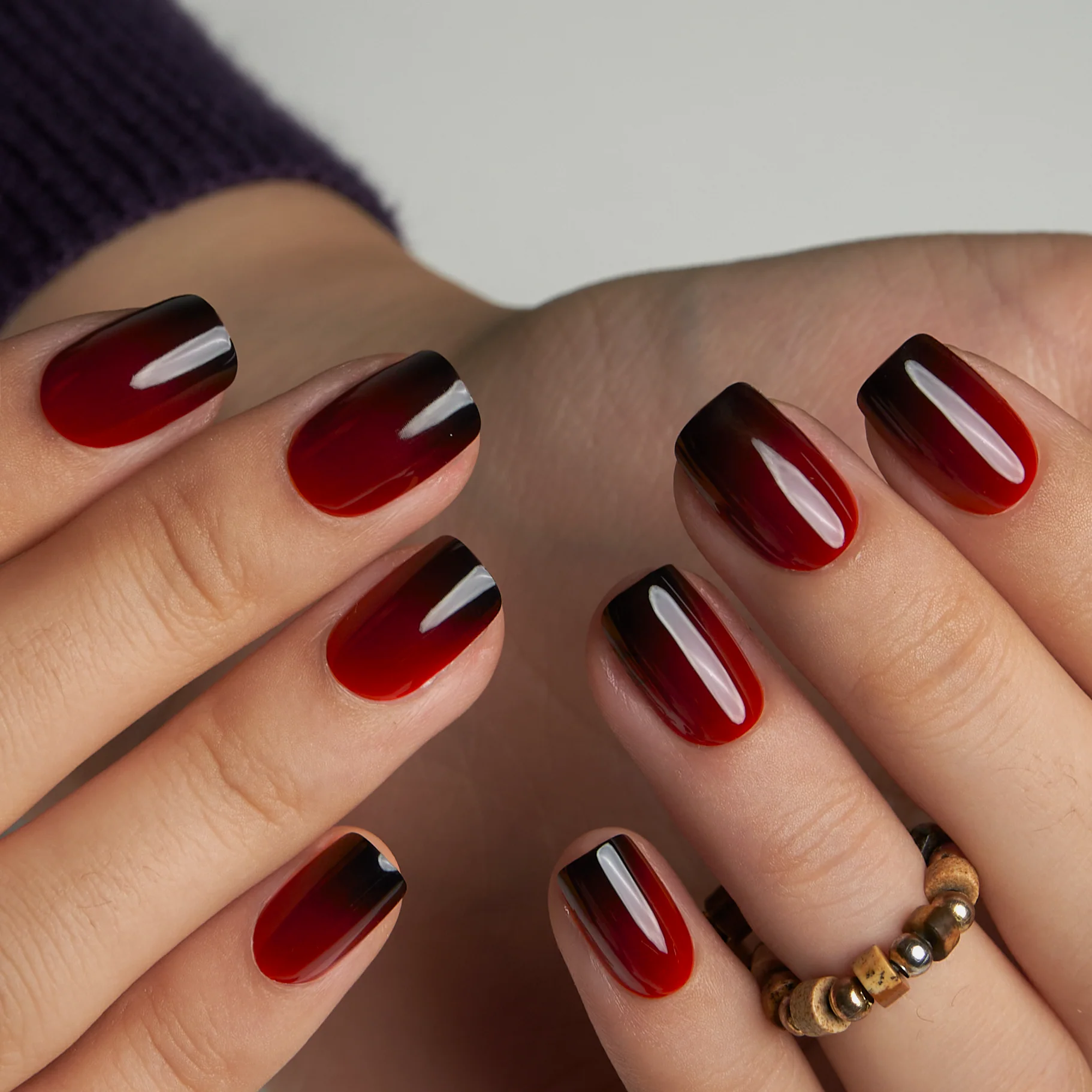 Wine Ombre – S Squoval - Image 3