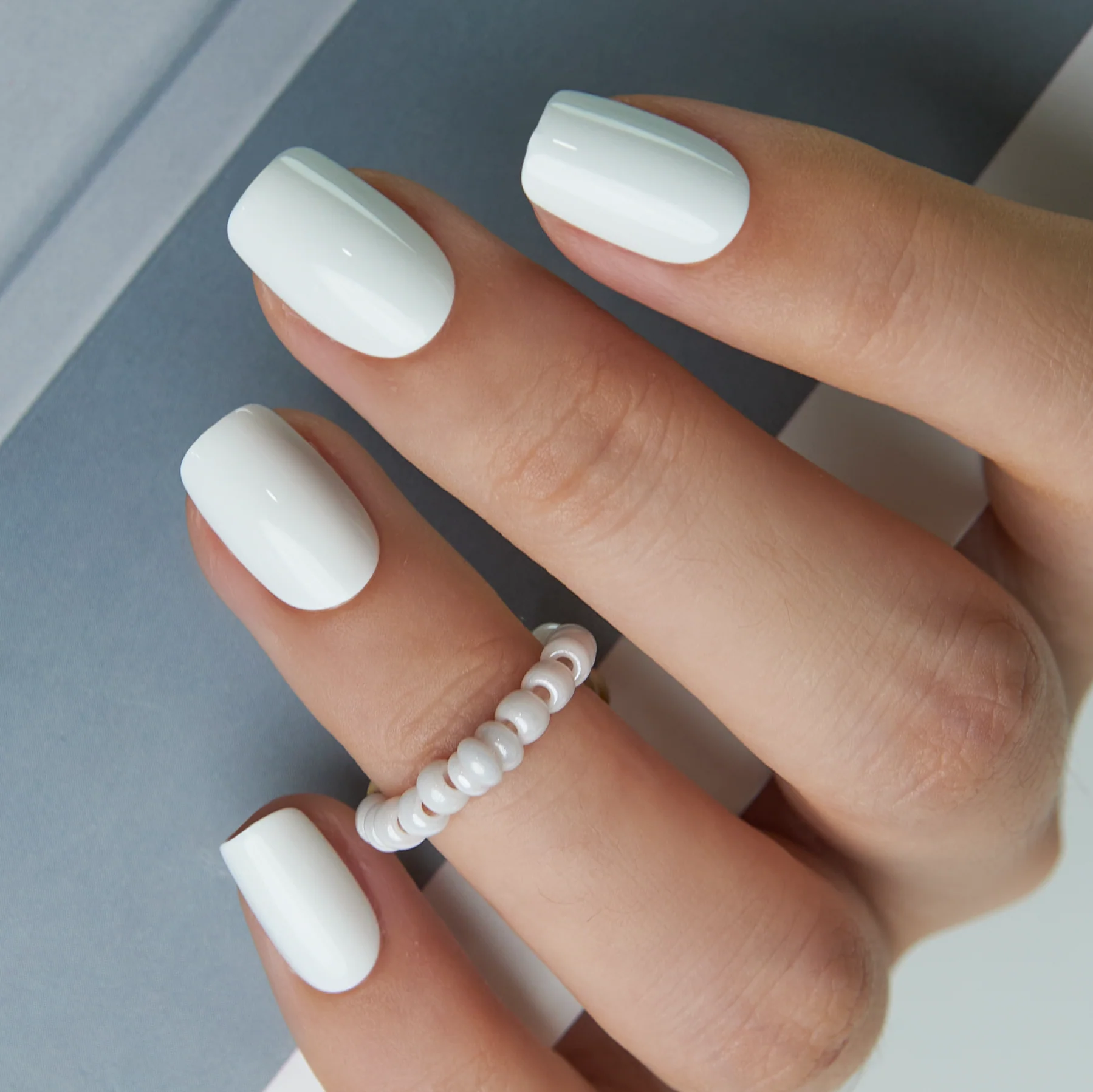 White Pearl – M Squoval - Image 4