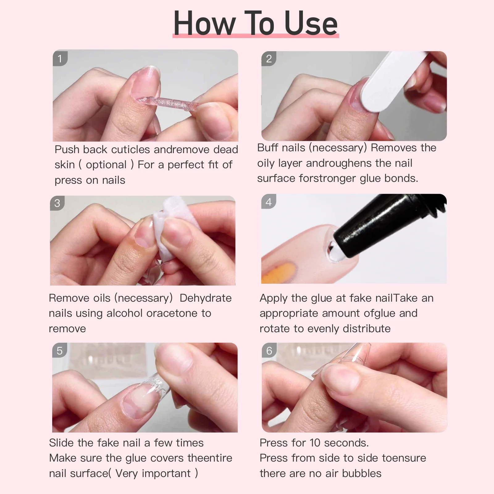 2g 5pcs Semi-Solid Nail Glue Kit - Image 10