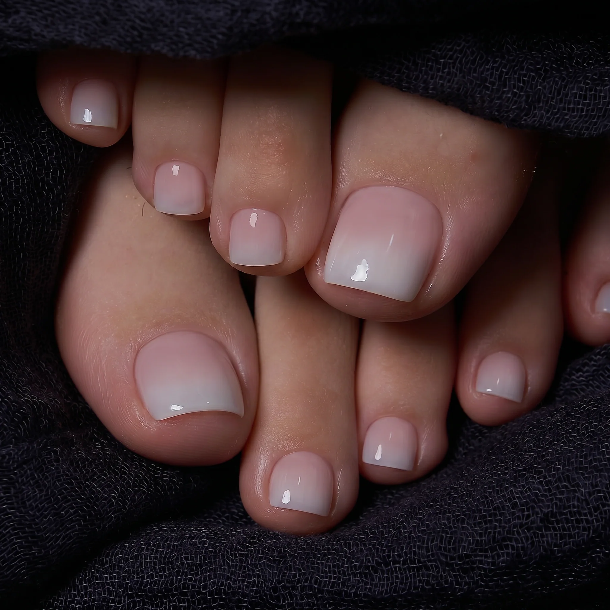 Pink Whisper - Squoval Toenails - Image 2