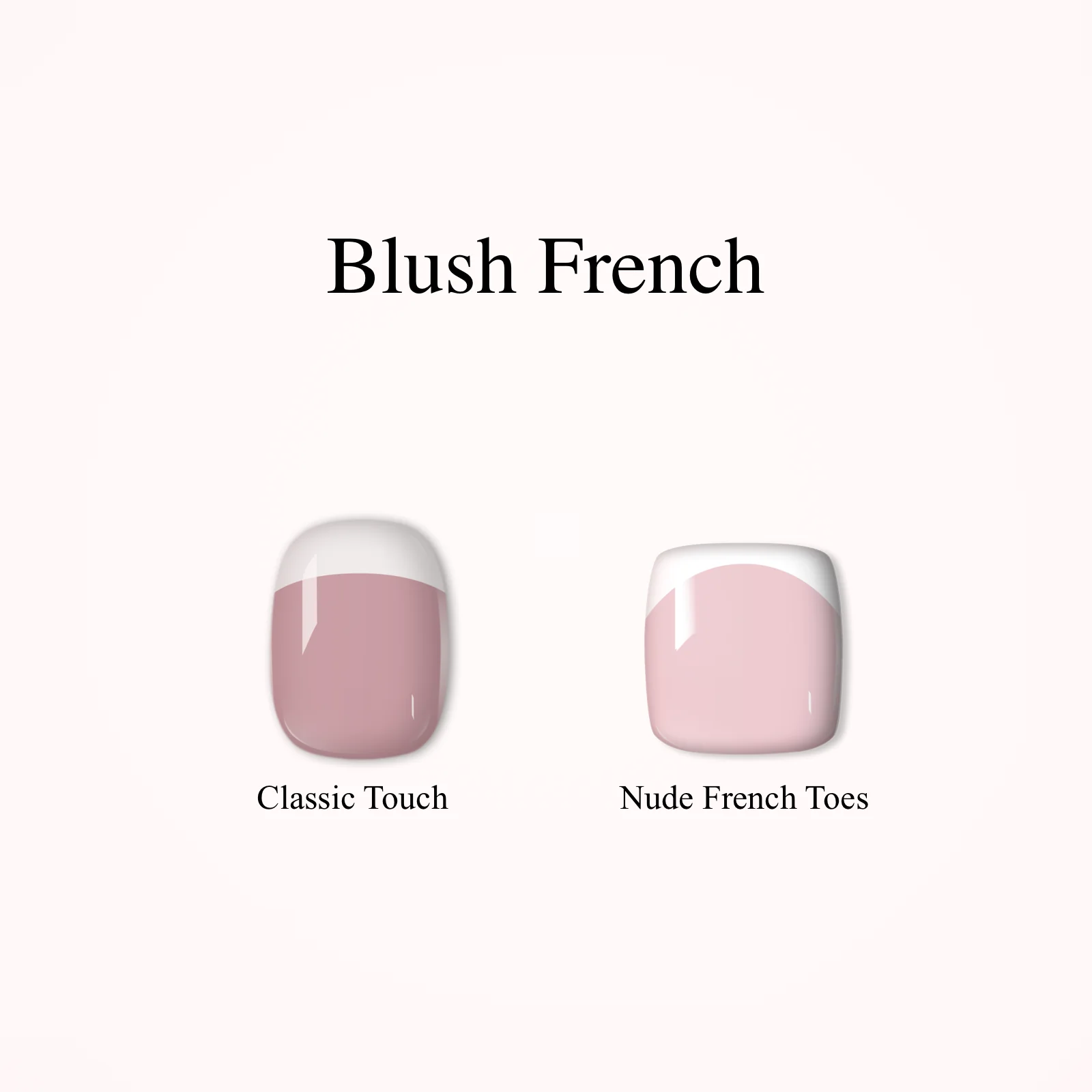 Blush French Mani Toenails Kit