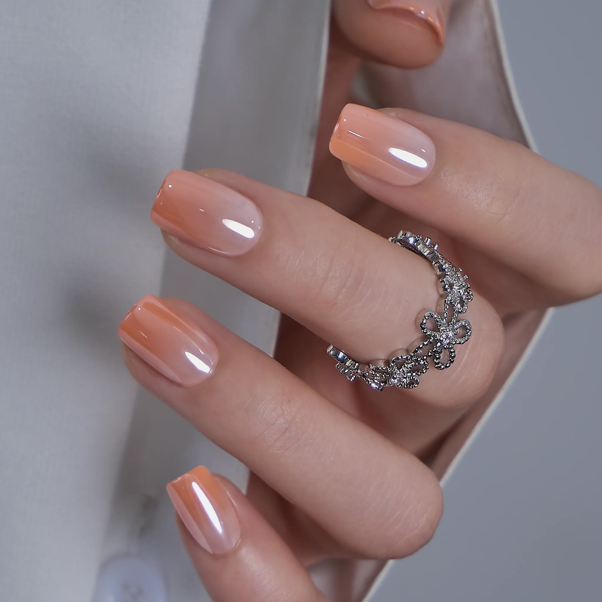 Blush Satin – S Squoval - Image 3