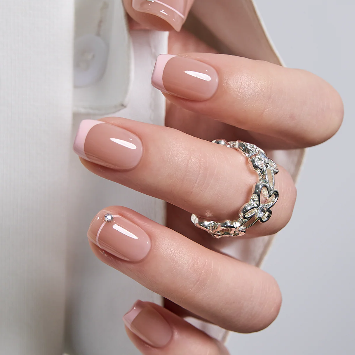 Crystal Blush – S Squoval - Image 4