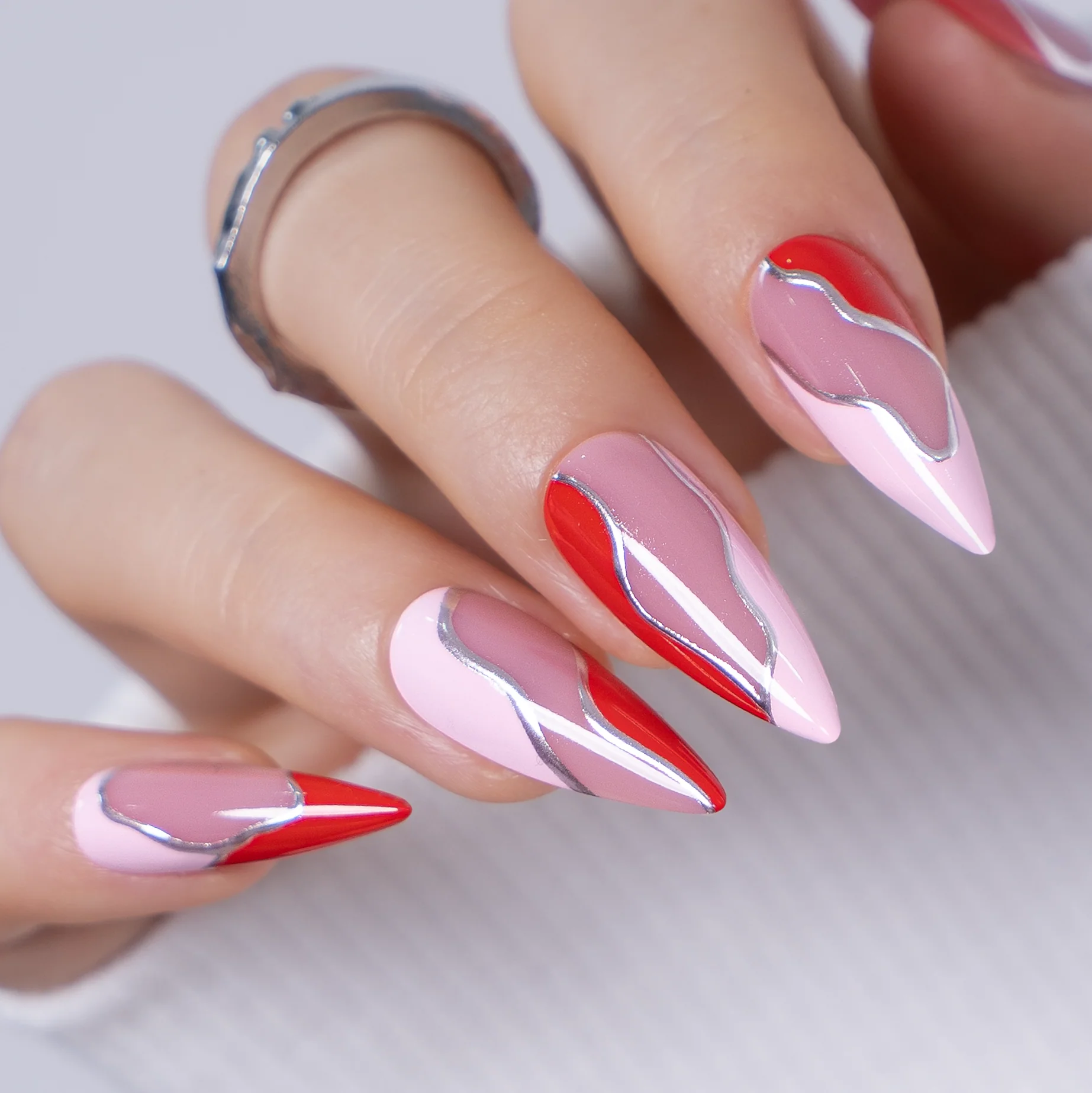 Designer’s Pick | Flame Curve – L Stiletto - Image 2