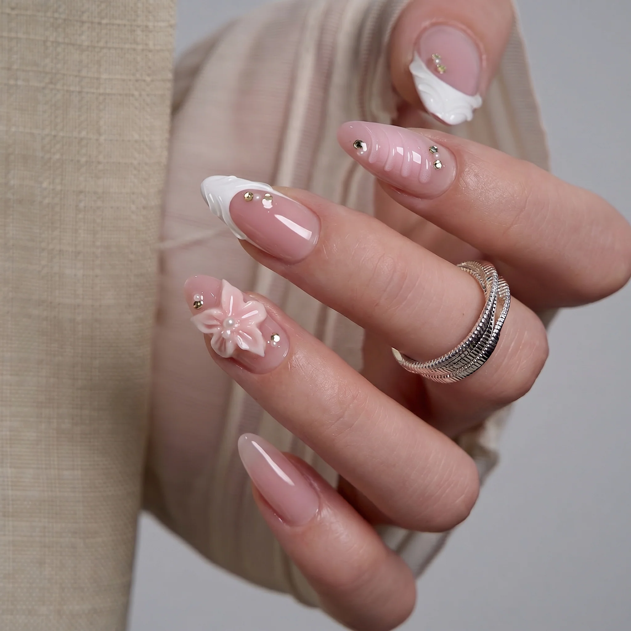 Designer’s Pick | Petal Bloom – M Almond - Image 4