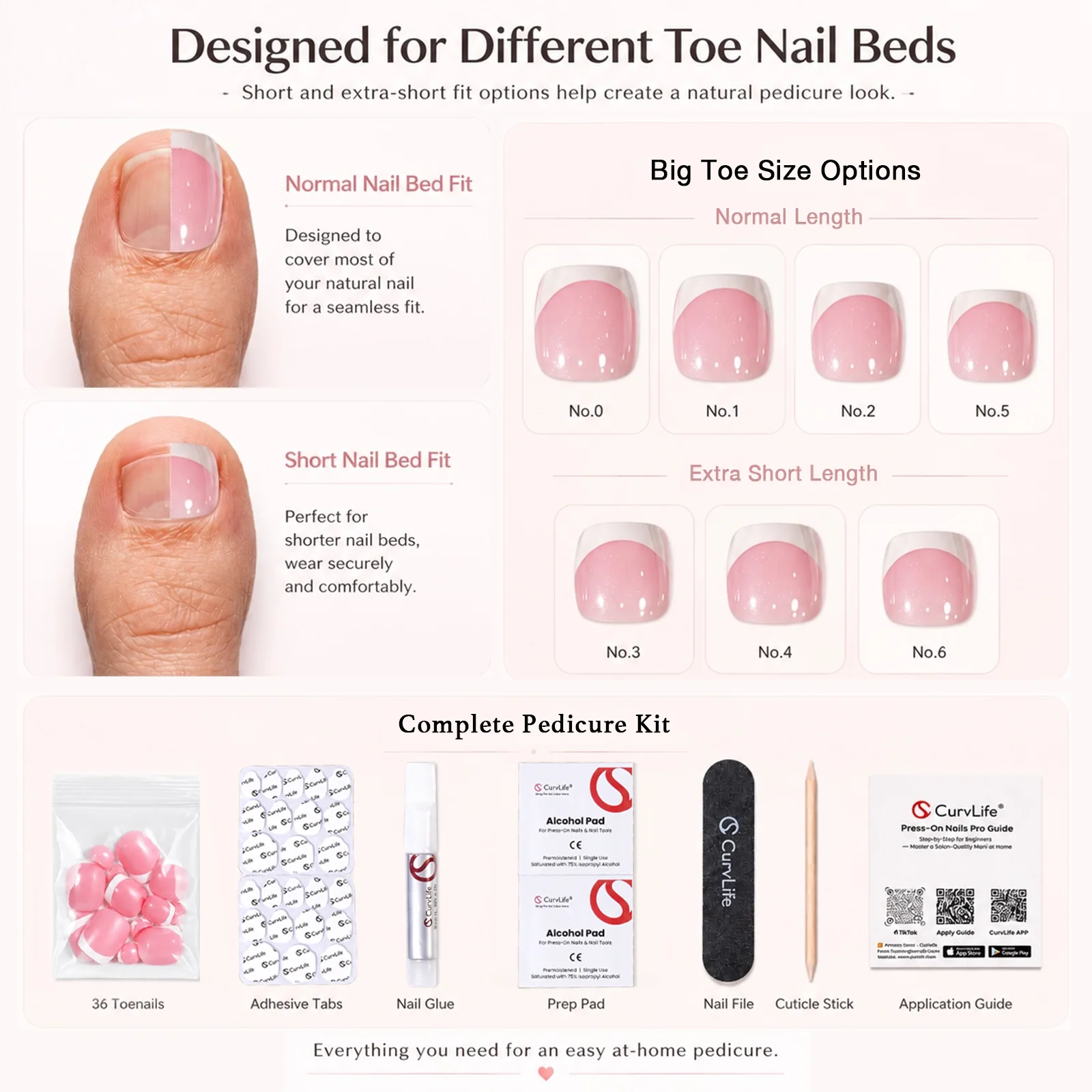 Electric Fuchsia - Squoval Toenails - Image 5
