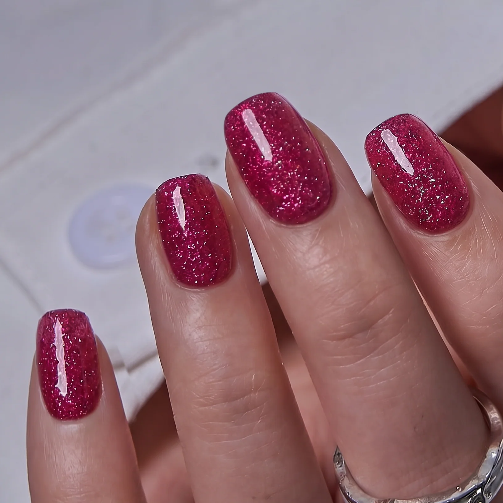 Fuchsia Fever – S Squoval - Image 4