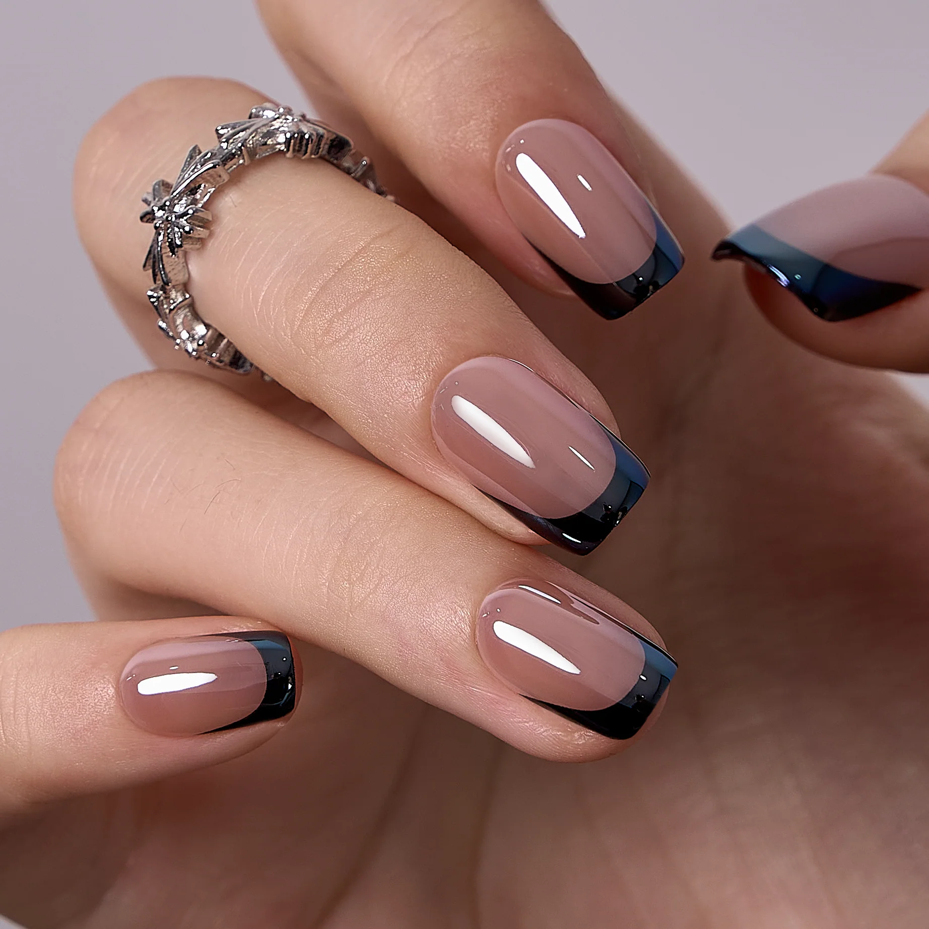 Midnight French – M Squoval