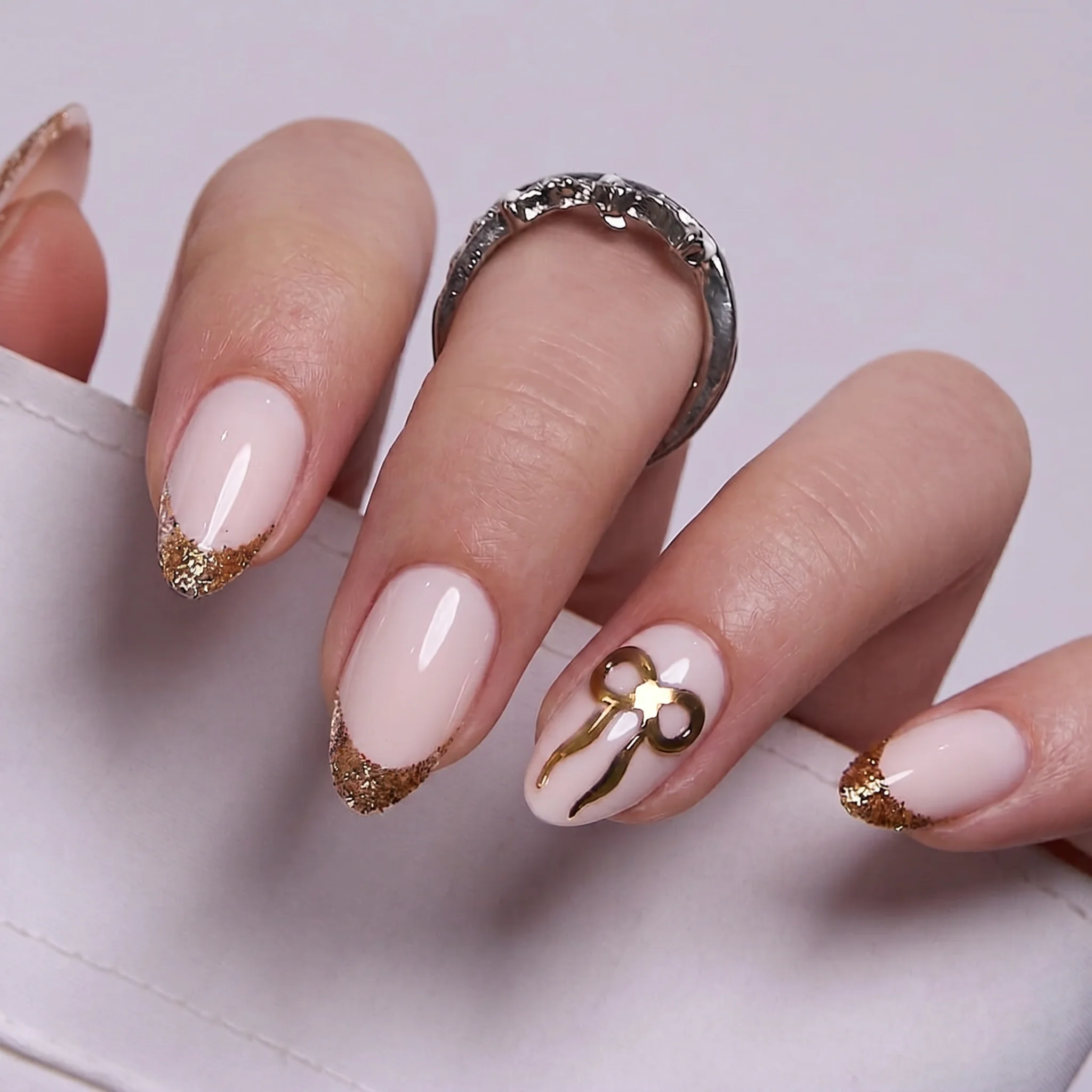 Designer’s Pick | Golden Poise – S Almond - Image 2