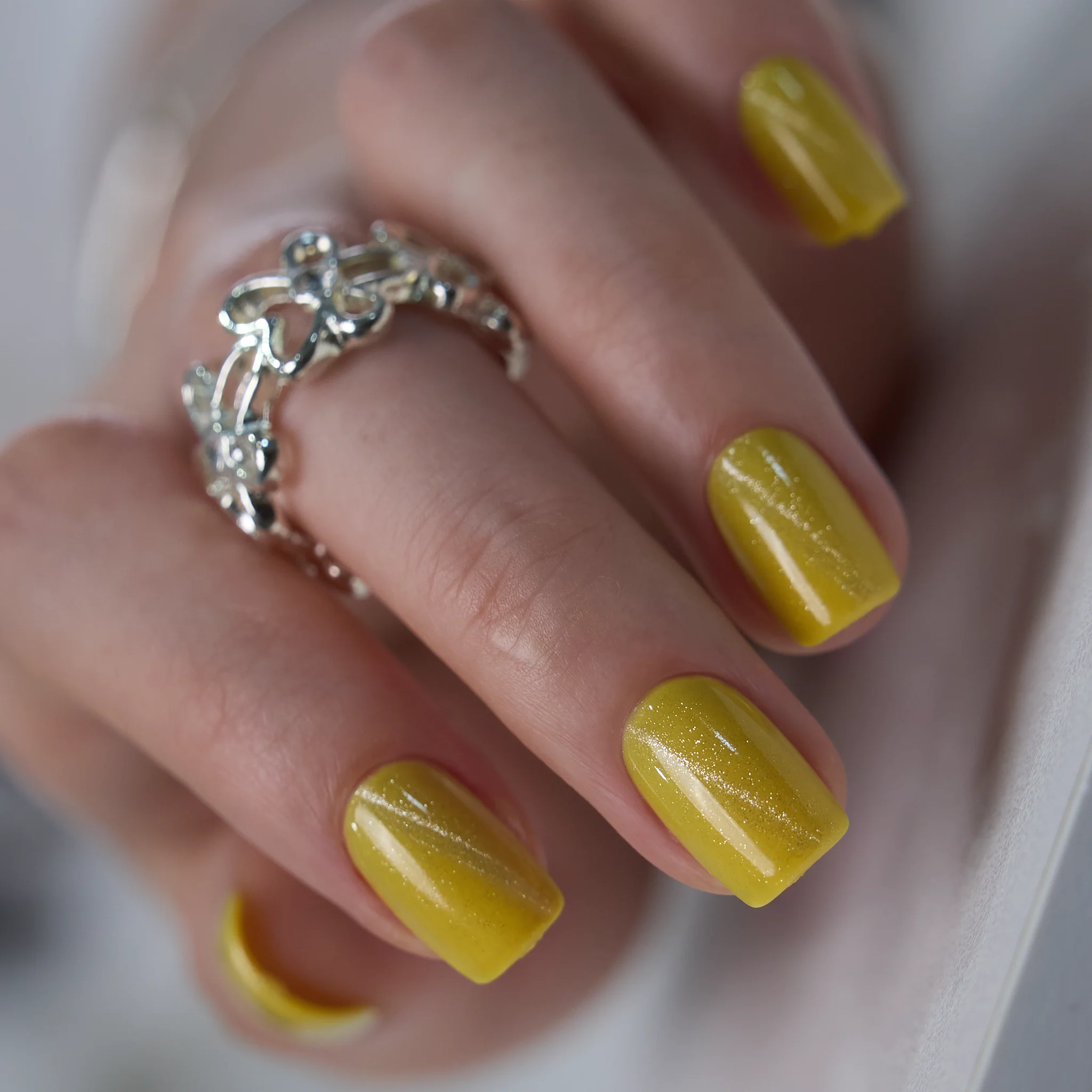 Sunshine Yellow - S Squoval - Image 2