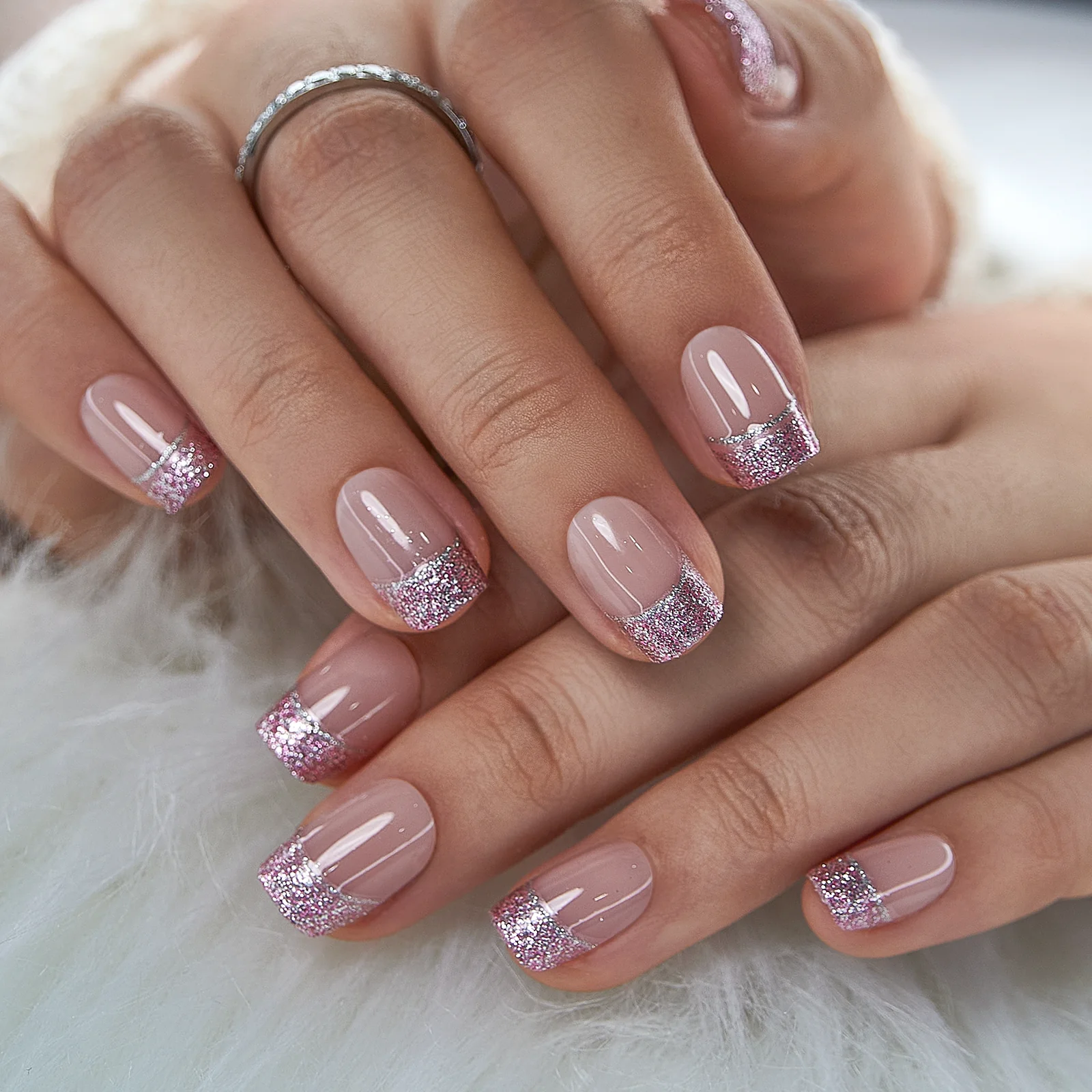Sweet Pink Paris – S Squoval - Image 4