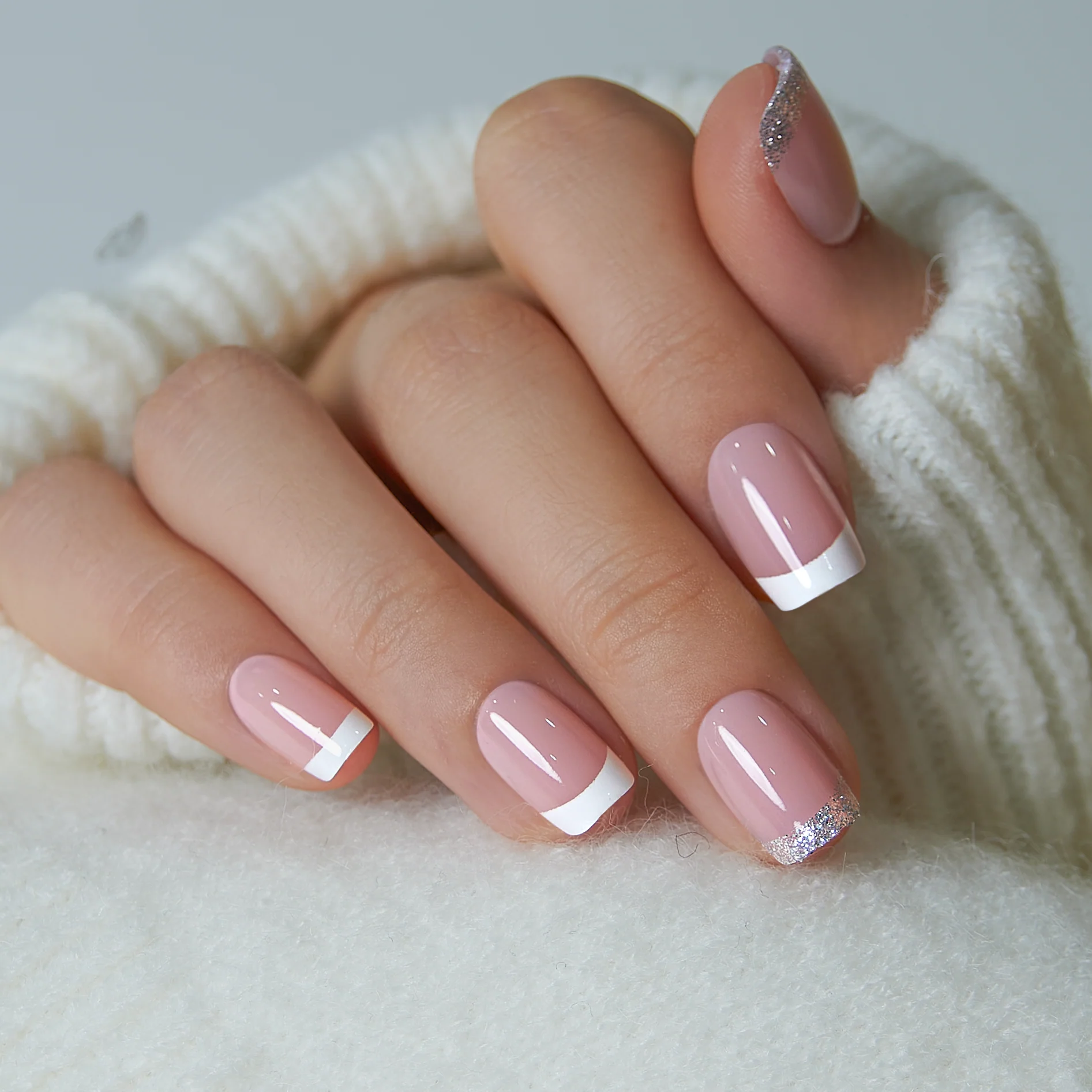 Sparkle French – S Squoval - Image 2