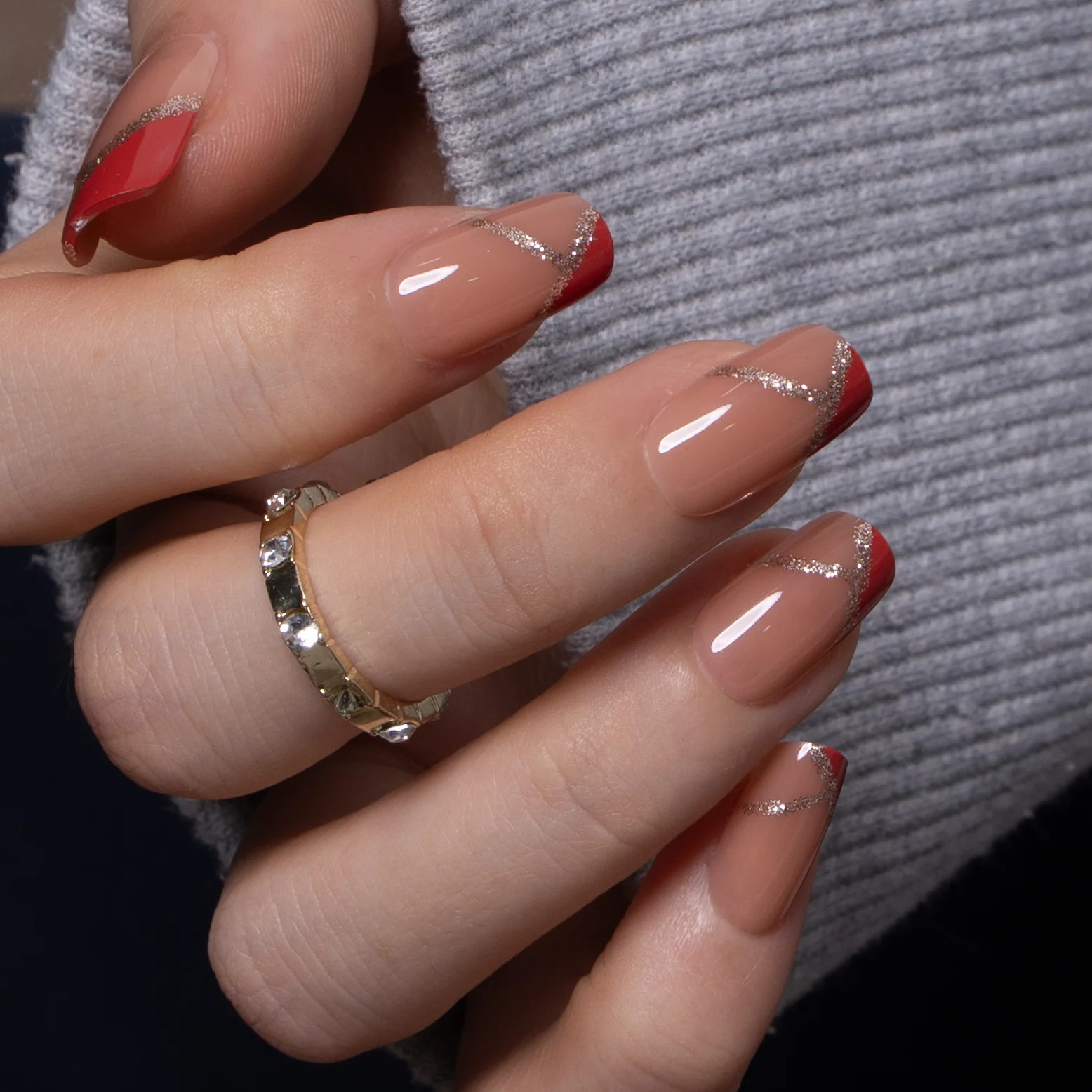 Red Glam – M Squoval - Image 3