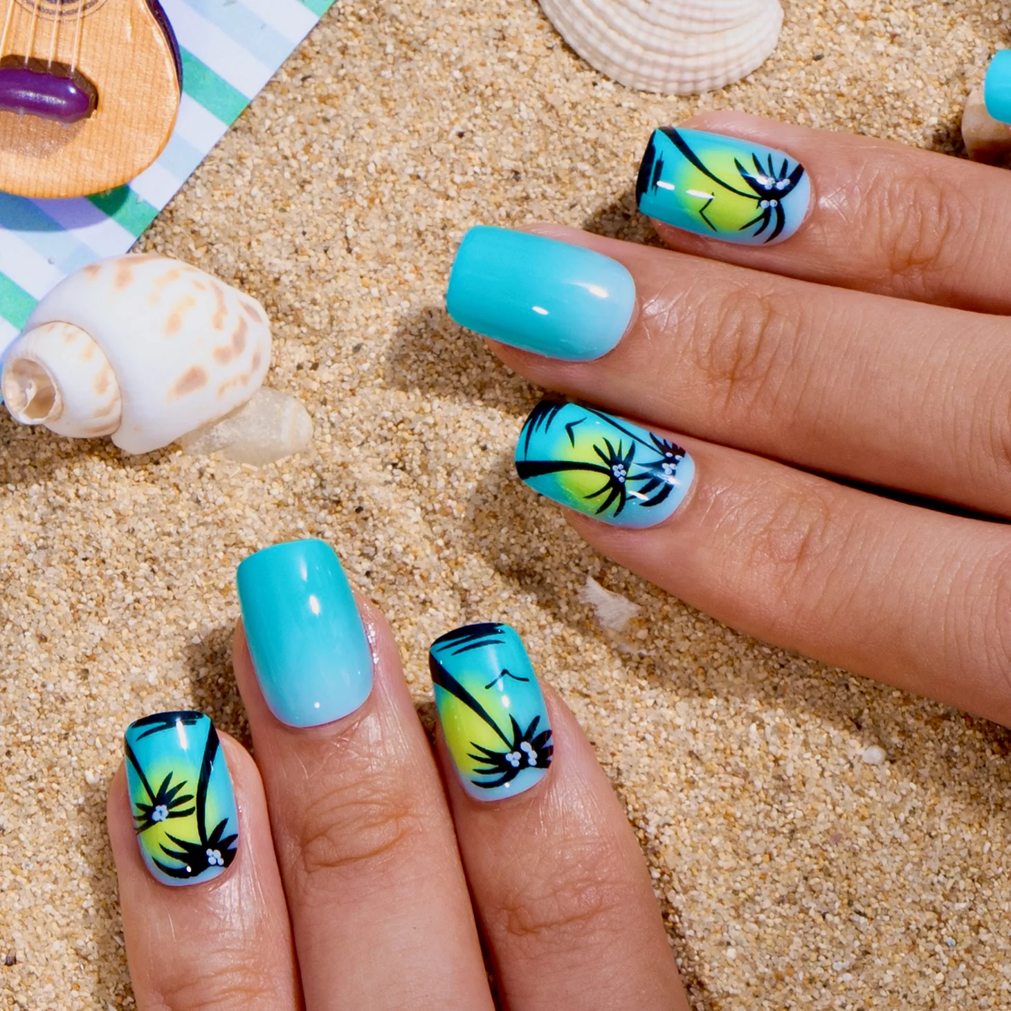 Ocean Palm – S Squoval - Image 2