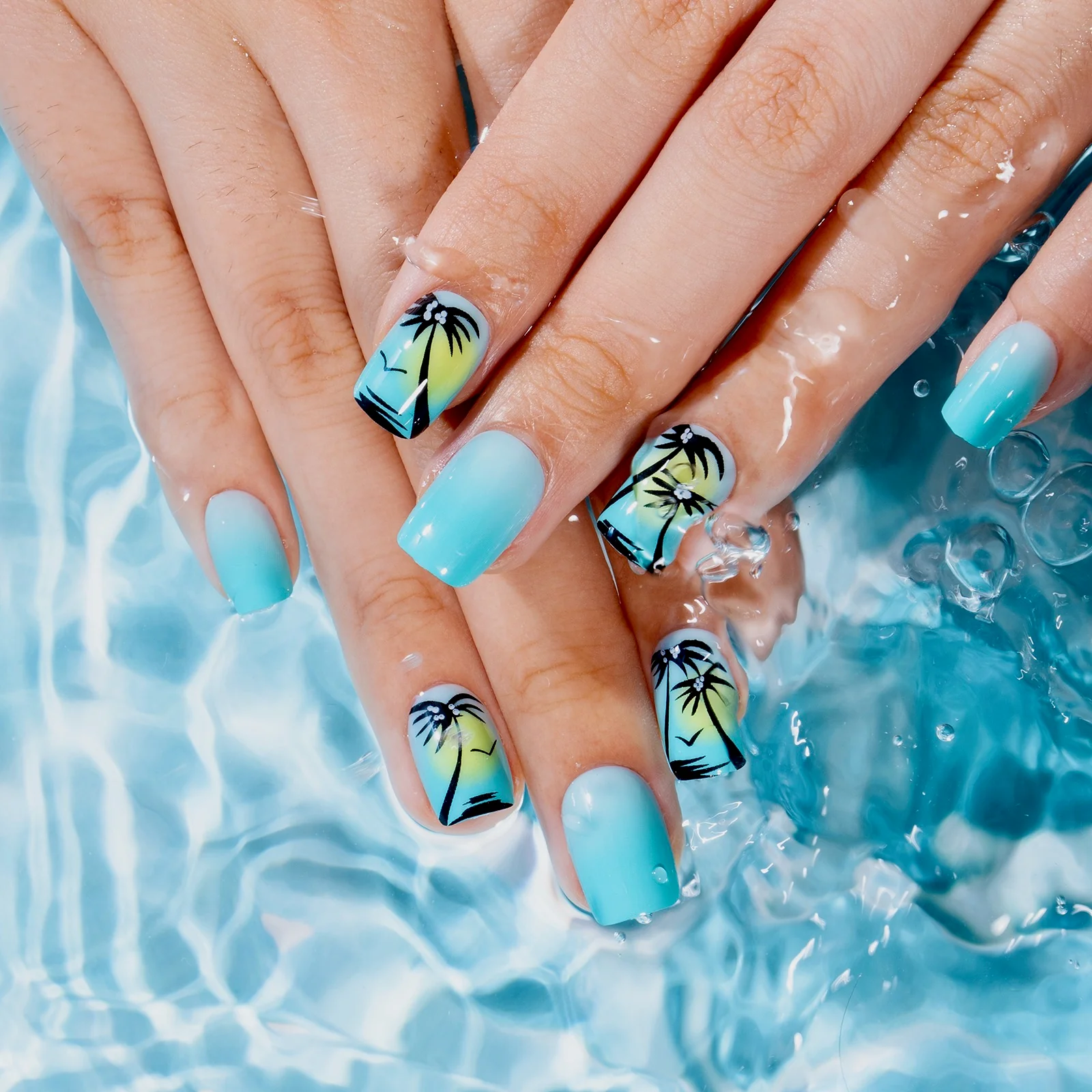 Ocean Palm – S Squoval - Image 4
