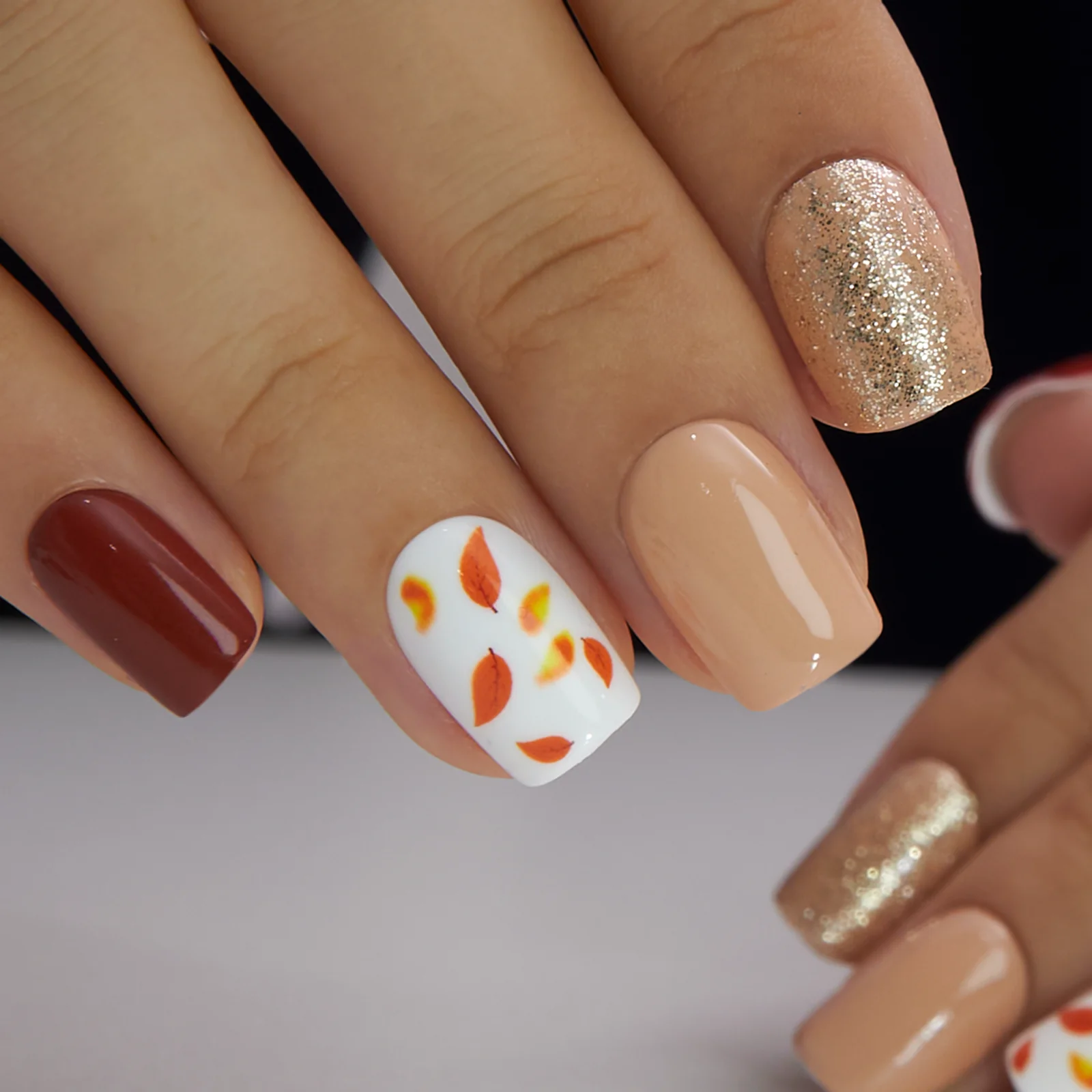 Autumn Whisper – S Squoval - Image 3