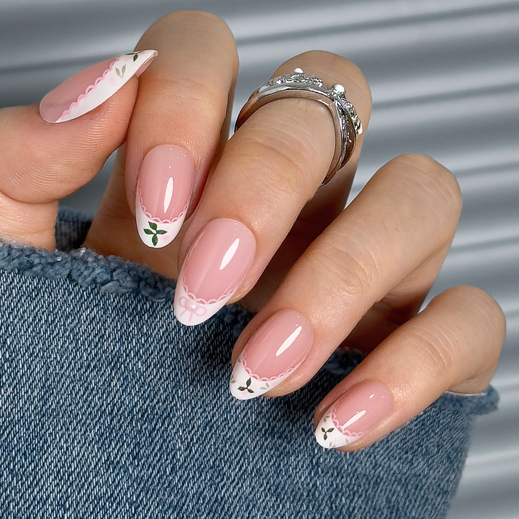 Lace Bloom – S Almond - Image 2